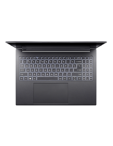 Laptop 16" Acer Aspire 16 AI OLED A16-61M, Steel Gray, AMD Ryzen AI 5 330, 16GB/1024GB, Linux eShell