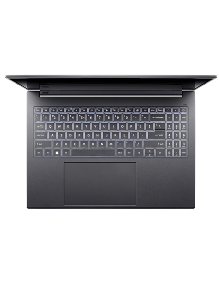 Ноутбук 16" Acer Aspire 16 AI OLED A16-61M, Steel Gray, AMD Ryzen AI 7 350, 32Гб/1024Гб, Linux eShell