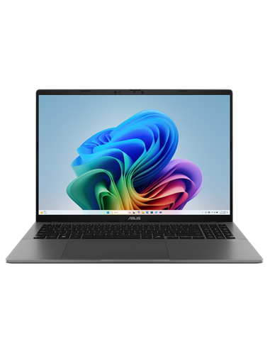 Ноутбук 16" ASUS Vivobook S 16 S3607QA, Matte Gray, Qualcomm Snapdragon X X1-26-100, 32Гб/1024Гб, Windows 11 Home