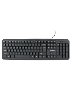 Клавиатура Gembird KB-U-103-UA, Проводное, Чёрный