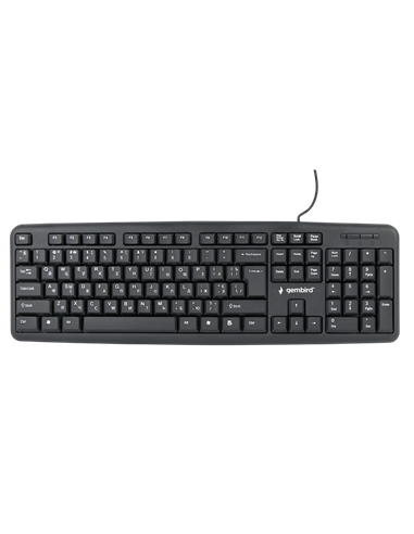 Tastatură Gembird KB-U-103-UA, Cu fir, Negru