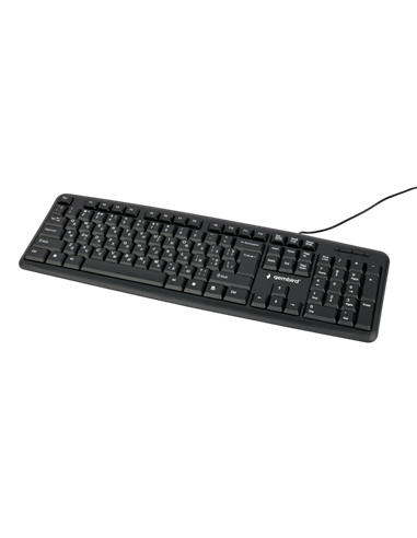 Tastatură Gembird KB-U-103-UA, Cu fir, Negru