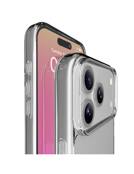 Чехол Cellularline Clear Duo для Apple iPhone 17 Pro, Прозрачный