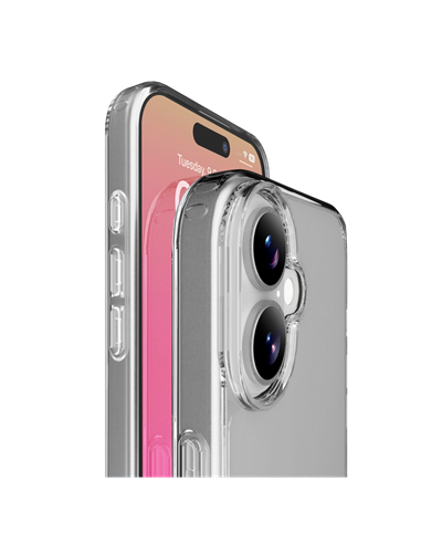 Чехол Cellularline Clear Duo для Apple iPhone 17, Прозрачный