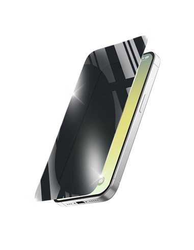 Sticlă de protecție Cellularline Tempered Glass Privacy pentru Apple iPhone Air, Negru