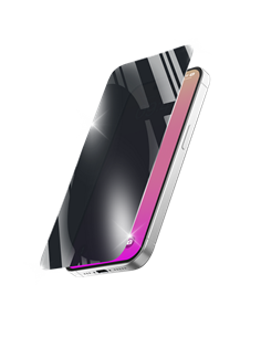 Защитное стекло Cellularline Tempered Glass Privacy для Apple iPhone 17, Черный