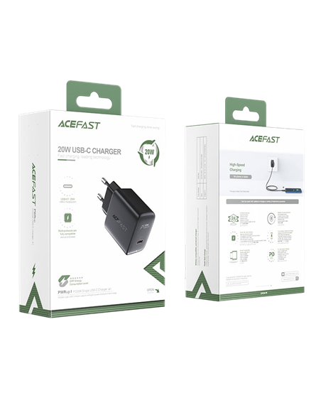 Încărcător XO L153, 20W, Negru