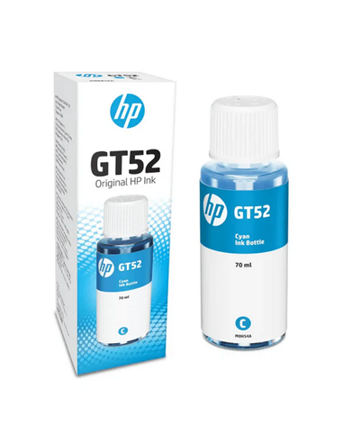 Контейнер с чернилами HP GT52, 70мл, Голубой