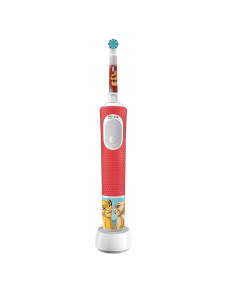 Электрическая зубная щетка Braun Oral-B Pro Kids Lion King, Красный | Белый