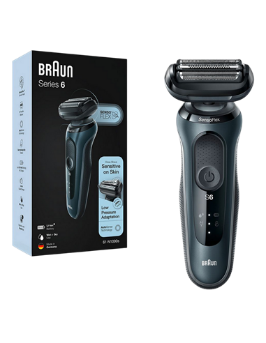 Электробритва мужская Braun 61-N1000s, Серый