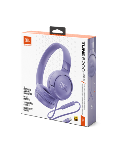 Наушники JBL Tune 520C, Фиолетовый