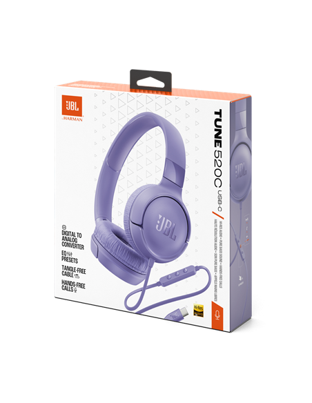 Căști JBL Tune 520C, Violet