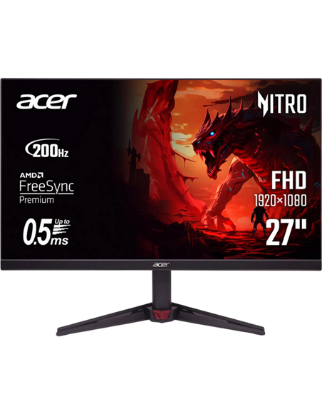 27" Игровой монитор Acer VG270X1BMIIPX, IPS 1920x1080 FHD, Чёрный