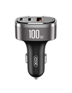 Incărcător auto XO CC61, 100W, Argintiu 2