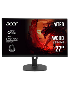 27" Игровой монитор Acer XF273UX1bmiiprx, IPS 2560x1440 WQHD, Чёрный
