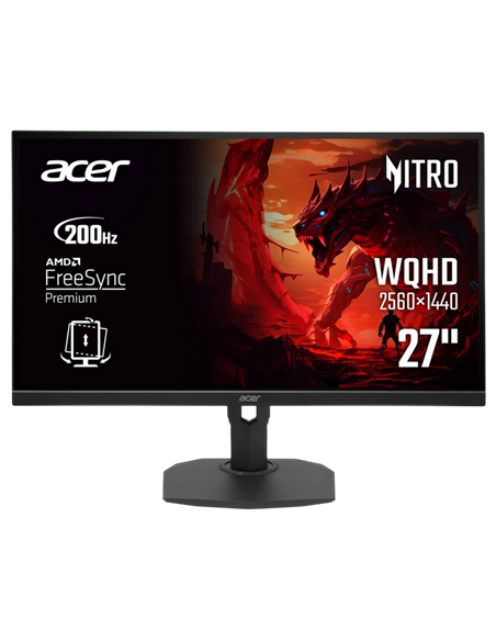 27" Monitor Gaming Acer XF273UX1bmiiprx, IPS 2560x1440 WQHD, Negru