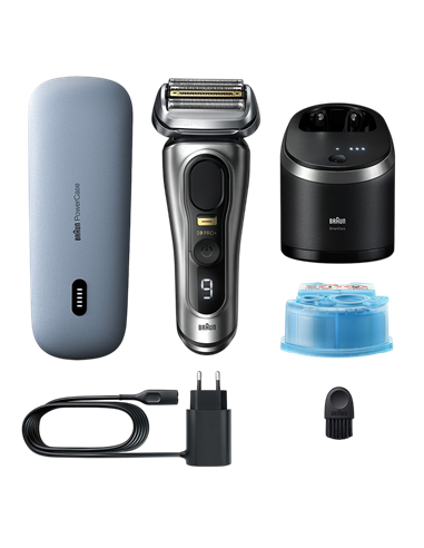 Aparat de ras electric Braun 9 PRO+ 9577cc, Argintiu