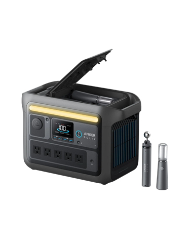 Зарядная станция Anker SOLIX C800X, 768 Вт, Чёрный, Портативная