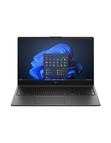Ноутбук для бизнеса 15,6" HP 255R G10, Dark Ash Silver, AMD Ryzen 5 7535U, 16Гб/512Гб, FreeDOS