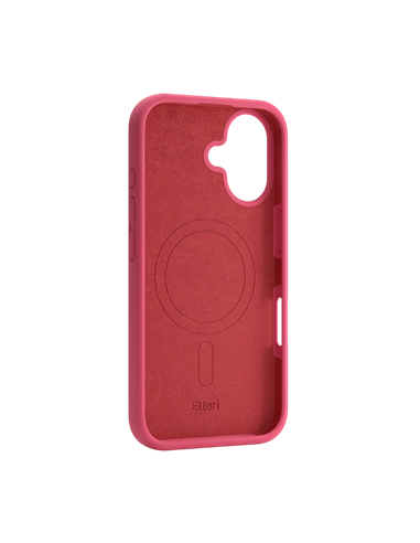 Чехол Etteri Silicone Mag для Apple iPhone 16, Raspberry