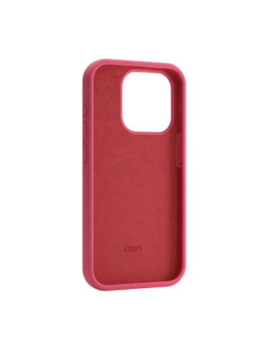 Husă Etteri Silicone Mag pentru Apple iPhone 16 Pro, Raspberry