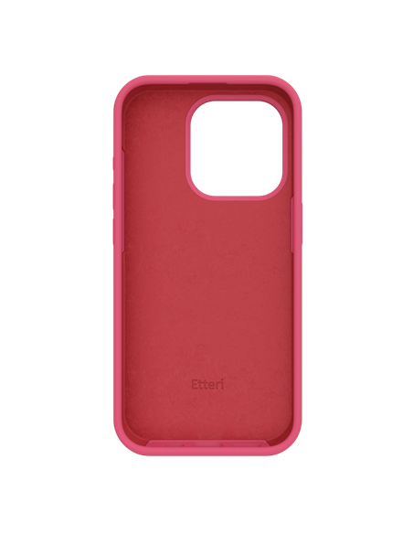 Husă Etteri Silicone Mag pentru Apple iPhone 16 Pro, Raspberry