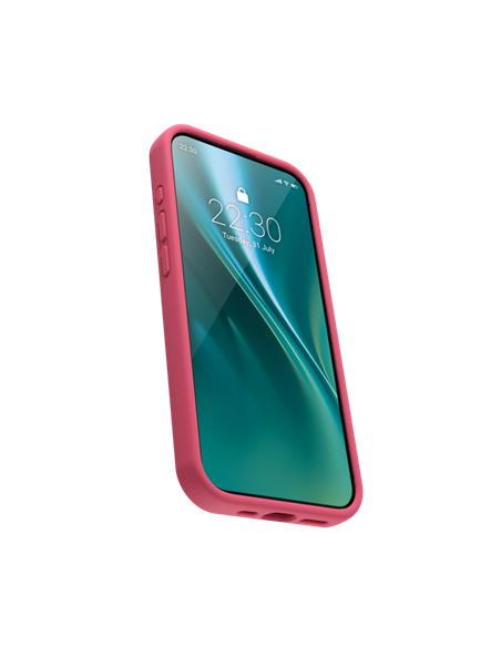 Чехол Etteri Silicone Mag для Apple iPhone 16 Pro Max, Raspberry