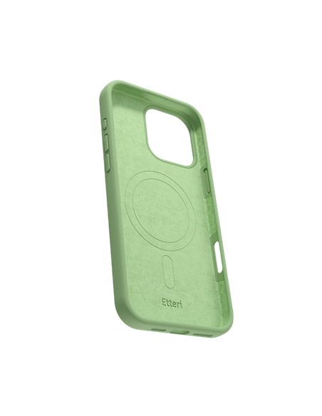 Husă Etteri Silicone Mag pentru Apple iPhone 16 Pro Max, Verde deschis