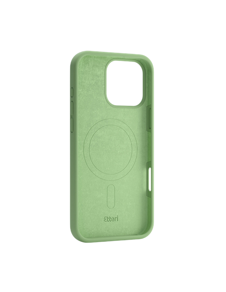 Husă Etteri Silicone Mag pentru Apple iPhone 16 Pro Max, Verde deschis