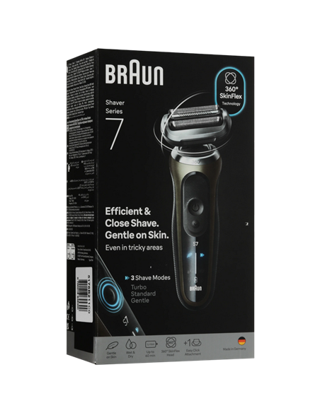 Aparat de ras electric Braun 72-C1200s, Negru | Auriu