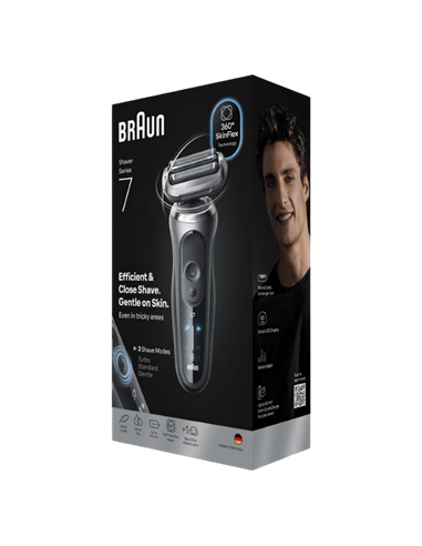 Электробритва мужская Braun 72-G1200s, Серый