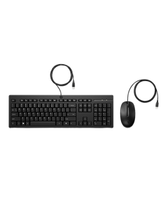Set Tastatură + Mouse HP 225, Cu fir, Negru
