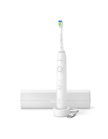 Электрическая звуковая зубная щетка Philips HX7110/02, Белый