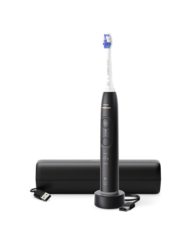 Periuța de dinți electrică sonică Philips HX7411/02, Negru