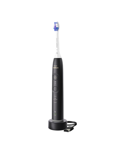 Periuța de dinți electrică sonică Philips HX7411/02, Negru