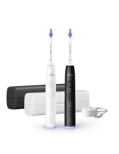 Электрическая звуковая зубная щетка Philips HX7419/01, Черный | Белый