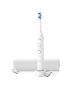 Periuța de dinți electrică sonică Philips HX7420/01, Alb