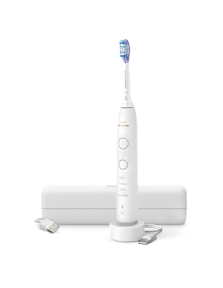 Periuța de dinți electrică sonică Philips HX7420/01, Alb