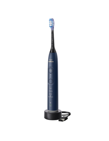 Электрическая звуковая зубная щетка Philips HX7423/01, Синий