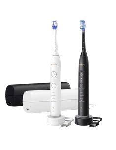 Periuța de dinți electrică sonică Philips HX7429/02, Alb | Negru