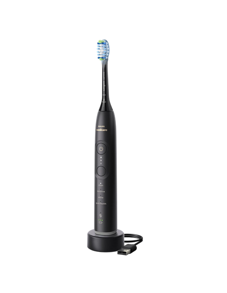 Электрическая звуковая зубная щетка Philips HX7429/03, Чёрный