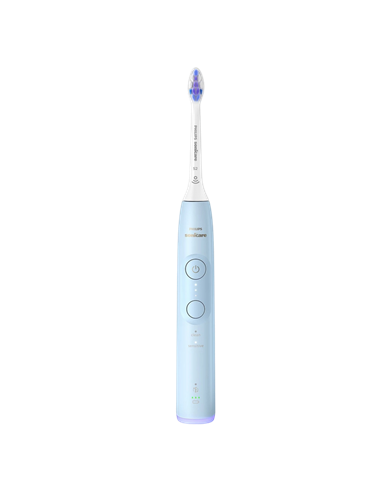 Электрическая звуковая зубная щетка Philips HX7406/01, Голубой