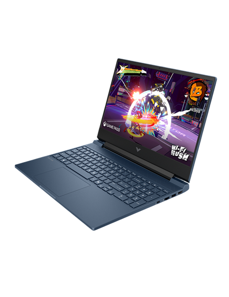 Игровой ноутбук 15,6" HP Victus 15, Performance Blue, Intel Core i5-13420H, 16Гб/1024Гб, FreeDOS
