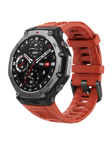 Ceas inteligent Amazfit T-Rex 3, 48mm, Lava