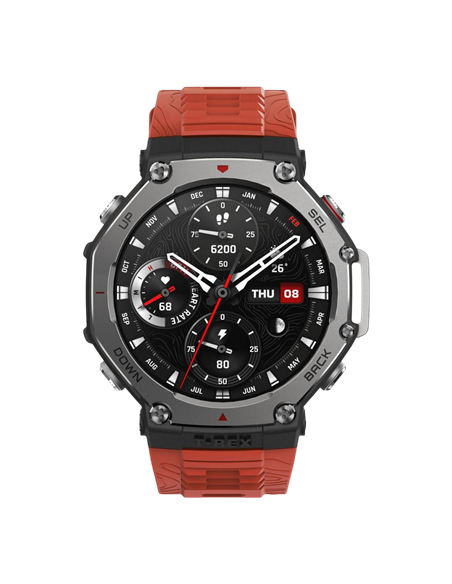 Ceas inteligent Amazfit T-Rex 3, 48mm, Lava
