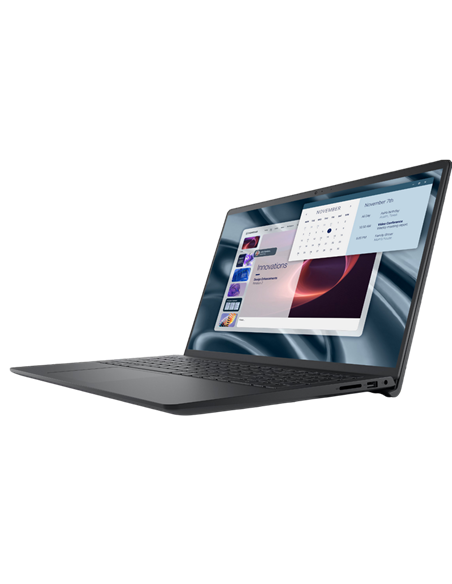 Laptop Business 15,6" DELL 15 Essential PV15255, Carbon Black, AMD Ryzen 5 7520U, 8GB/512GB, Windows 11 Home