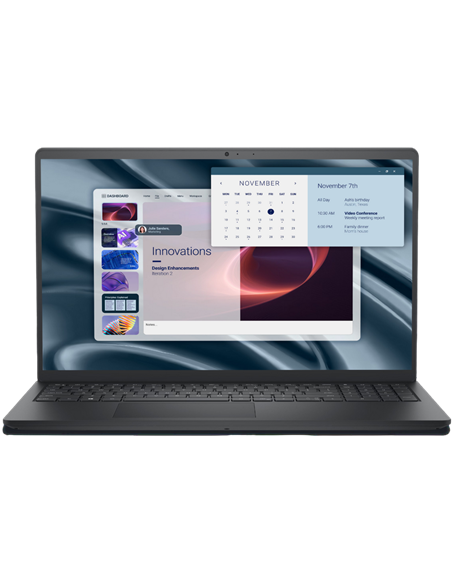 Laptop Business 15,6" DELL 15 Essential PV15255, Carbon Black, AMD Ryzen 5 7520U, 8GB/512GB, Windows 11 Home