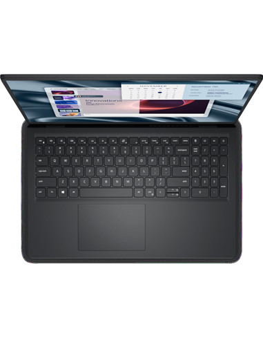Ноутбук для бизнеса 15,6" DELL 15 Essential PV15255, Carbon Black, AMD Ryzen 5 7520U, 8Гб/512Гб, Windows 11 Home