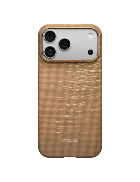 Husă Pitaka Ultra-Slim pentru Apple iPhone 17 Pro, Golden Glint