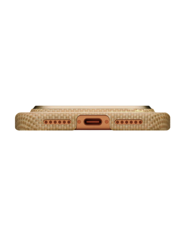 Husă Pitaka Ultra-Slim pentru Apple iPhone 17 Pro, Golden Glint